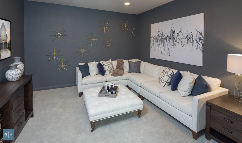 Britton Homes media room